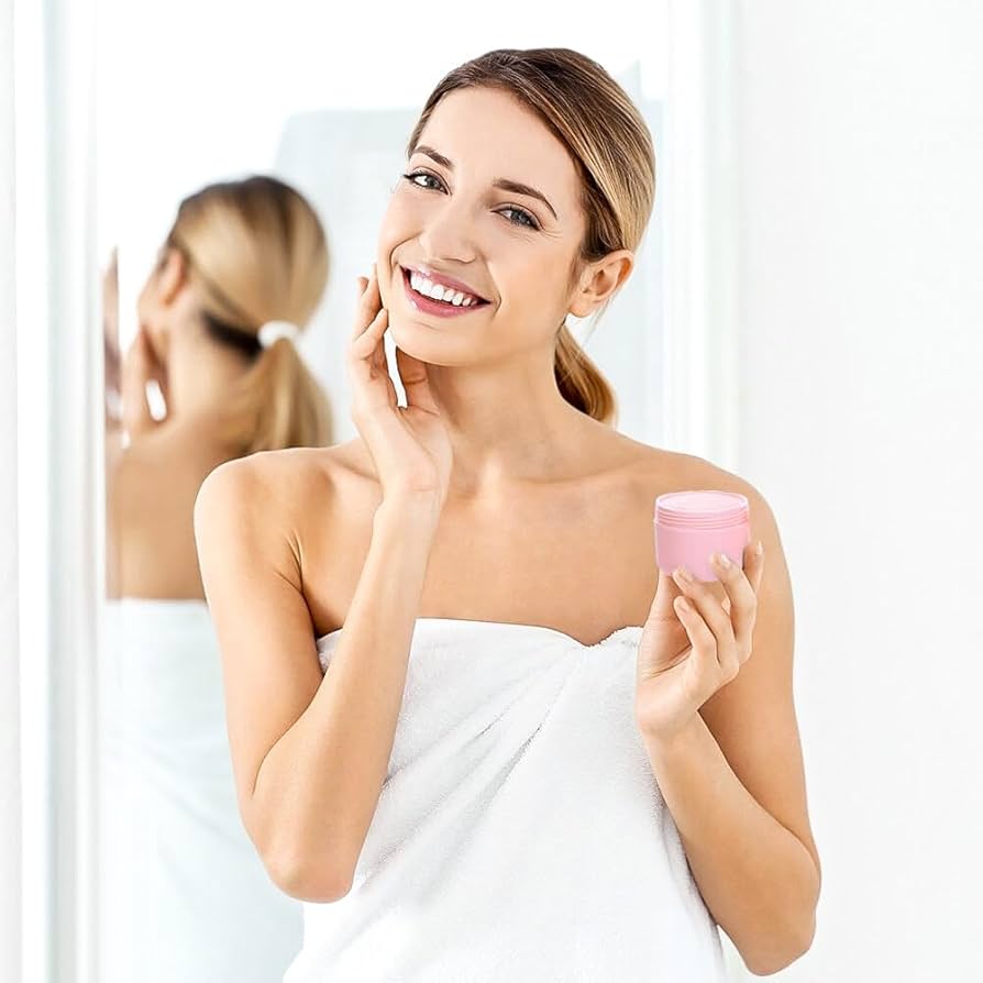 Amazon.co.jp: プラスチック容器ジャー10個 蓋付き 旅行収納